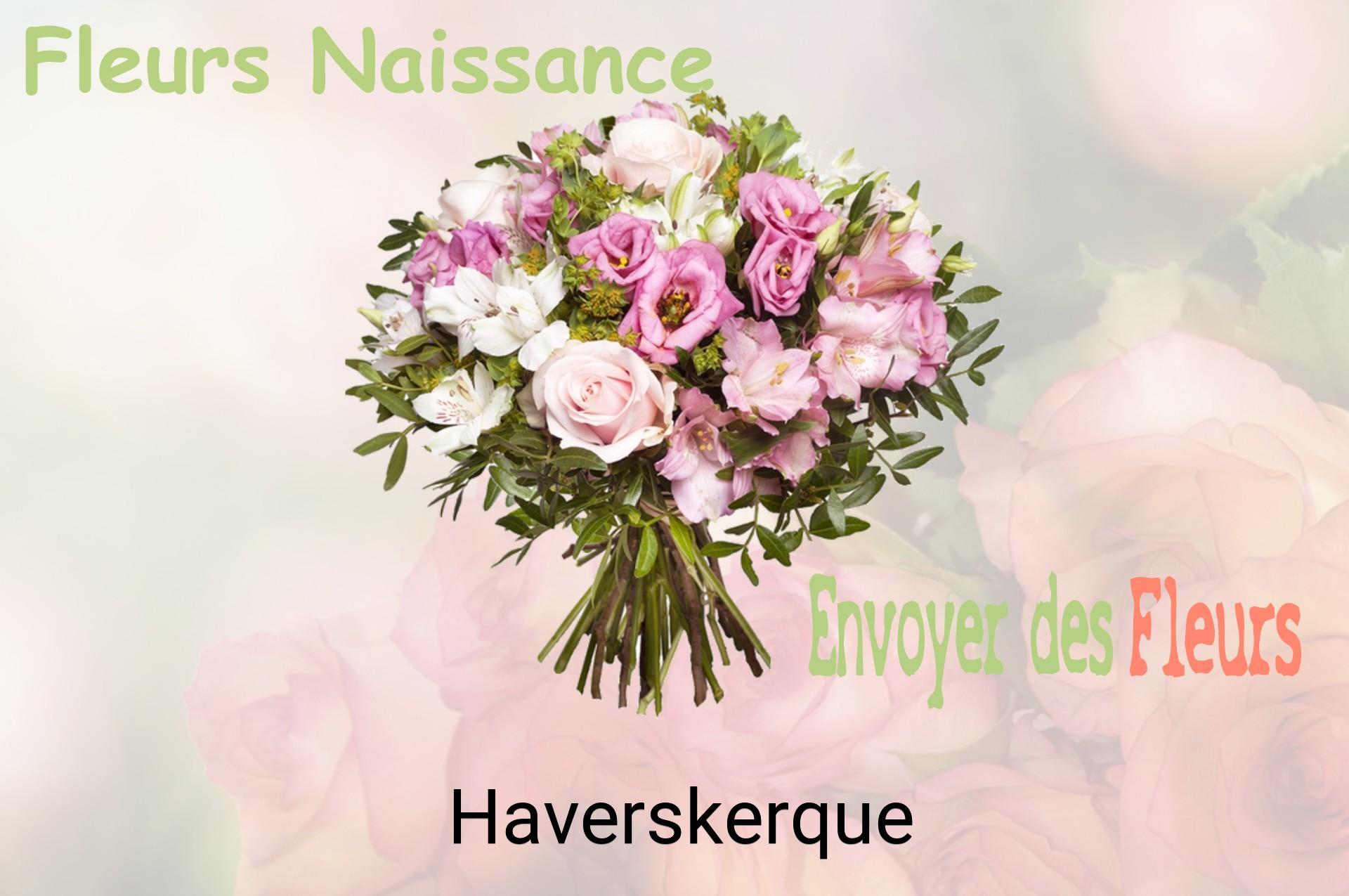 Bouquet de fleurs de naissance livré à Haverskerque